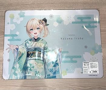風真いろは　ホロライブ　活動1周年　ラバーマット Amazon.co.jp: 正規品 ラバーマット ホロ ライブ 風真いろは